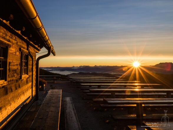 Sonnenaufgang an der Stoiss.