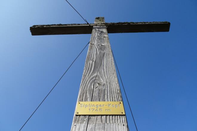 Gipfelkreuz Siplinger Kopf
