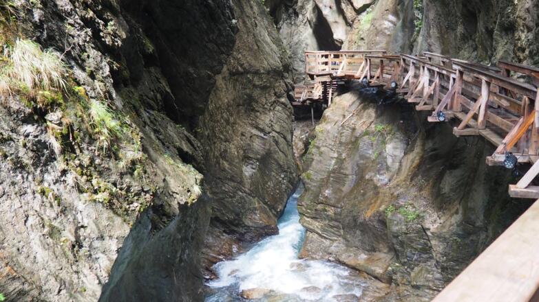 Blick zurück Nähe Eisentor