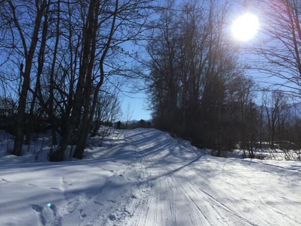 Kleiner Anstieg, kurz vor Fischbachau