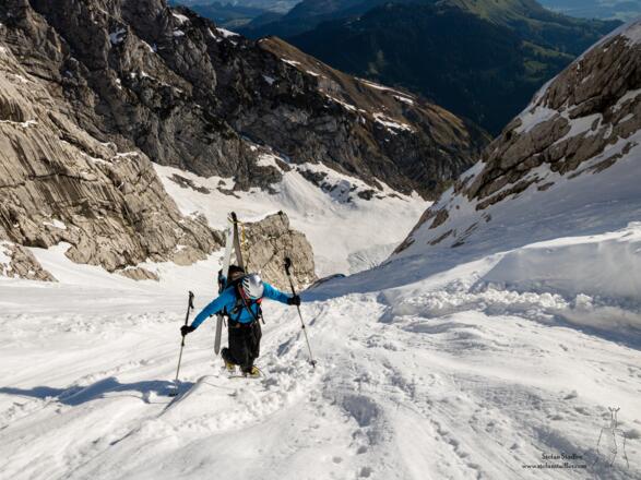 Kurz nach der ersten Engstelle.