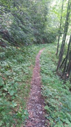 Abstiegsweg wunderschöne Landschaft