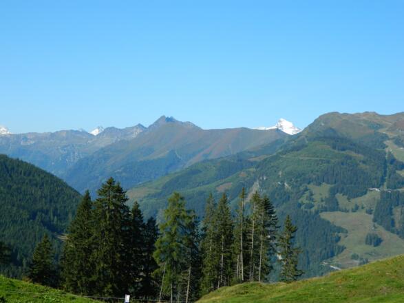 Großglockner und Wiesbachhorn tauchen auf