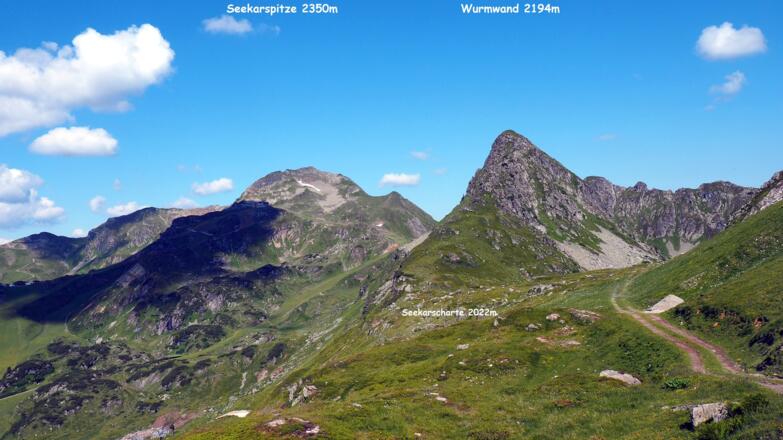 Herrlicher Blick zur Wurmwand