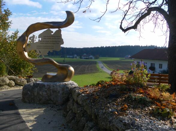 Blick vom 'Europaplatz' nach Unterweitzberg