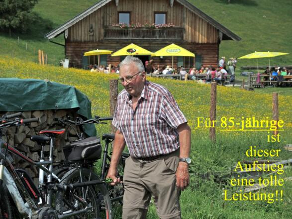 Ein rüstiger Fünfundachtzigjähriger!!
