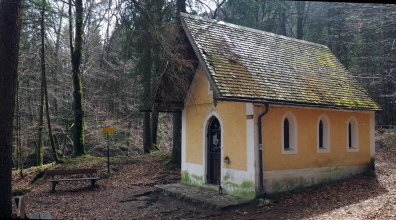 Thekla Kapelle um 550m