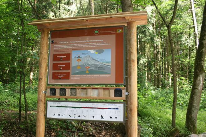 Station 1: Gesteine - Ausgangsmaterial der Bodenbildung