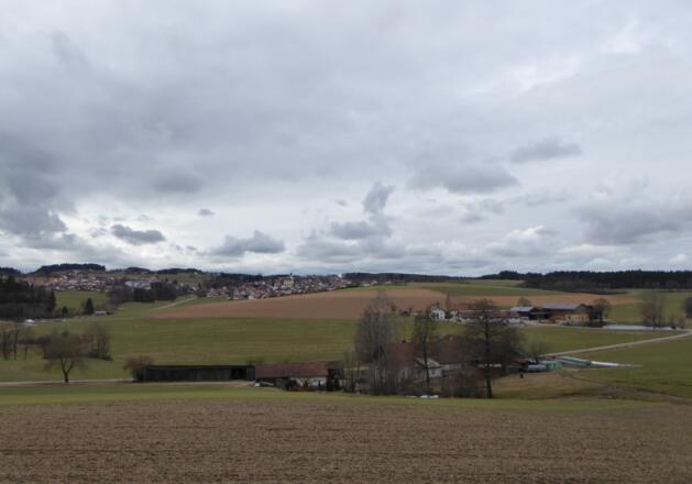 Blick zurück nach Michaelsneukirchen