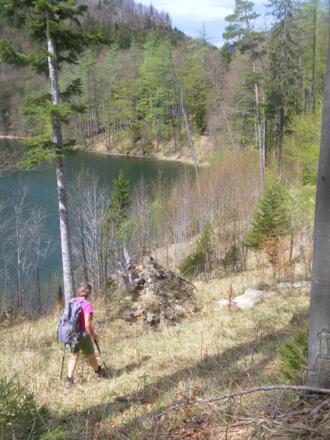 Abstieg zum Eibensee