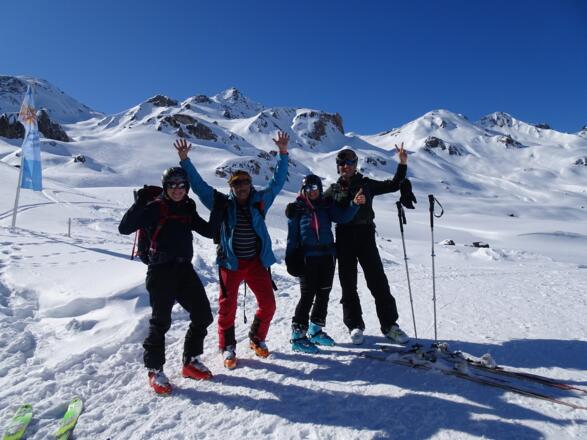wieder glücklich bei der Hütte