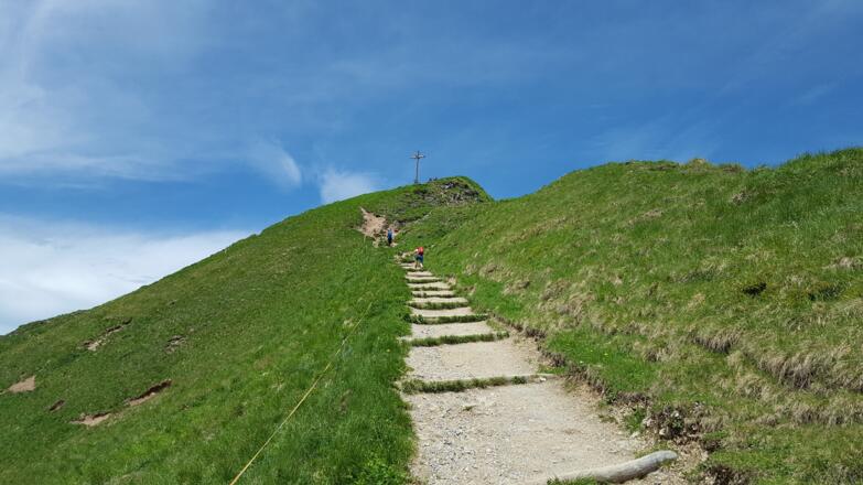 Der harmlose Aufstieg zum Rotwandgipfel