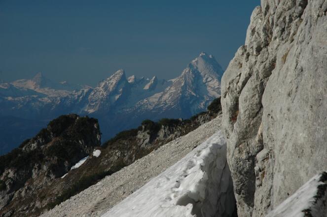 Am Einstieg des Hochthronsteigs
