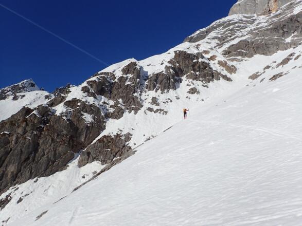 Blick Richtung Südwandband