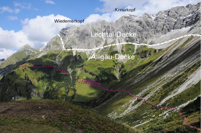 Blick zurück von der Schönberghütte