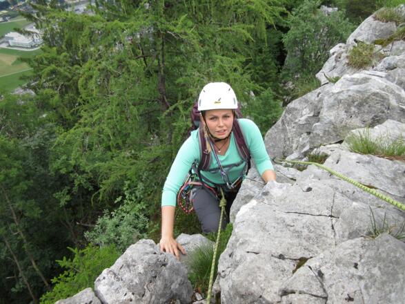 die letzten Meter auf den 1. Turm