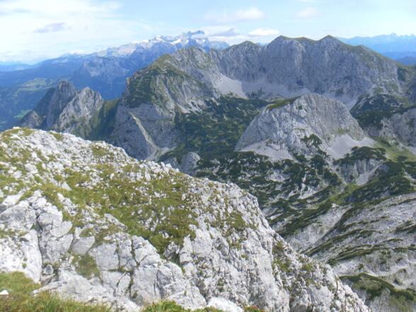 Dachsteinblick vom Großen Breitstein