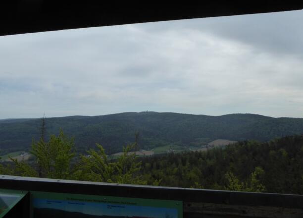 Aussicht nach Tschechien zum Cerchov