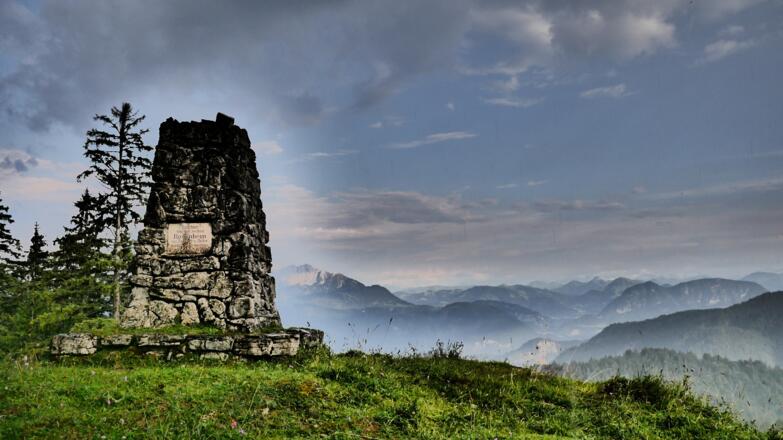 Ludwig-Steiner-Denkmal auf dem Großen Brünnberg