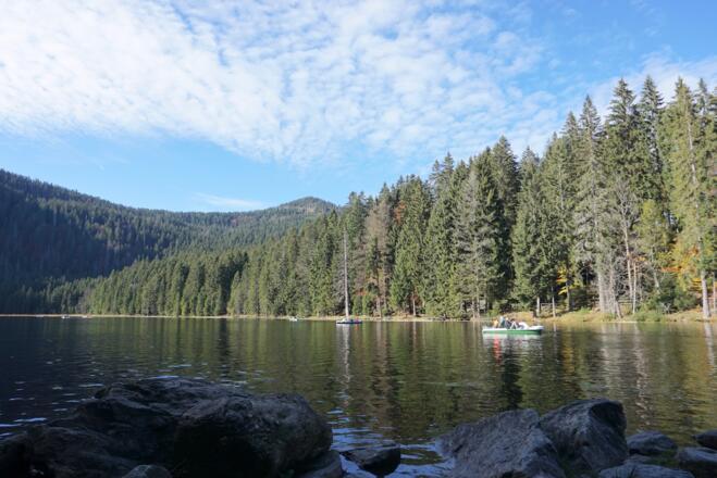 Großer Arbersee mit Großem Arber (Seeriegel)