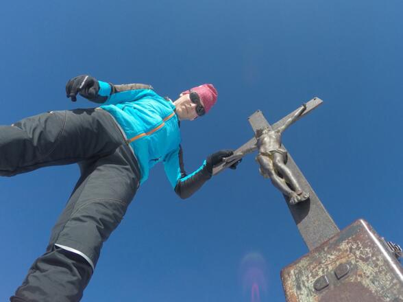 Gipfelselfie Stefan Stadler auf dem Schneibstein