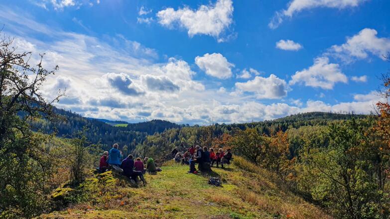 Rastplatz an der Bastei in Blankenberg