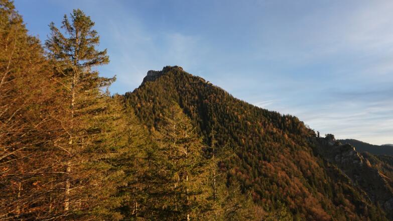 Blick zurück auf den Hochlerch von den drei Sennerinnen