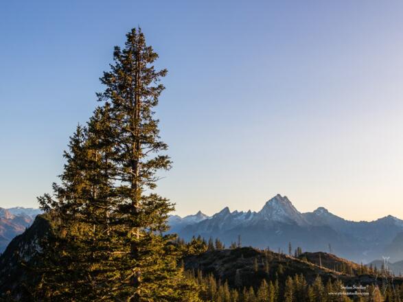 Am König Watzmann kann man nicht vorbeischauen.