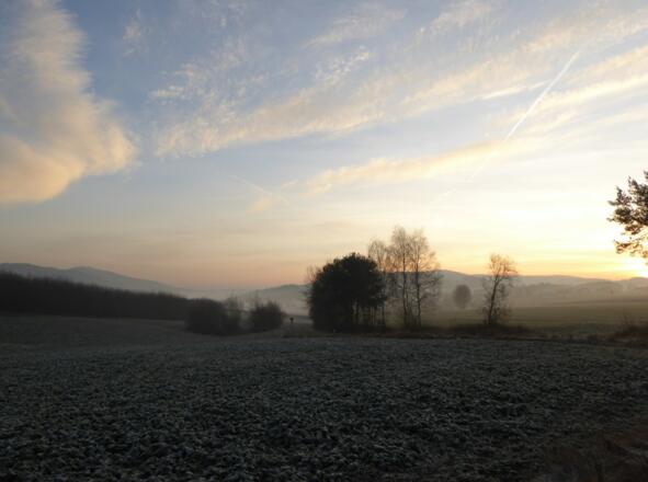Sonnenaufgang über Gütenland