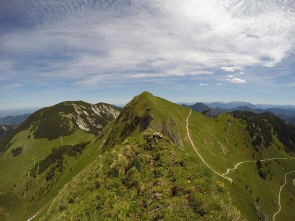 Blick vom Rotwandkopf zur Rotwand