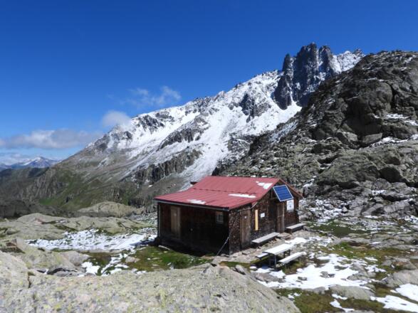 Erstes Ziel: Die Neue Reutlinger Hütte