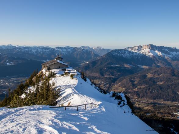 Postkartenmotiv am Kehlstein.