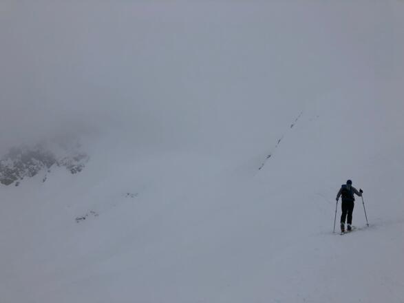 Auf dem Weg Richtung Riffl und Scharte