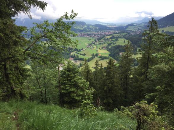 Blick Richtung Oberstdorf