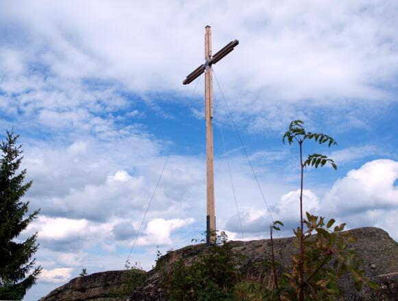 Nebelstein 1017m, Gipfelkreuz