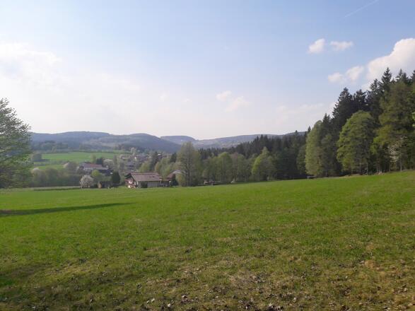 Blick von Loderwinkl nach St. Englmar