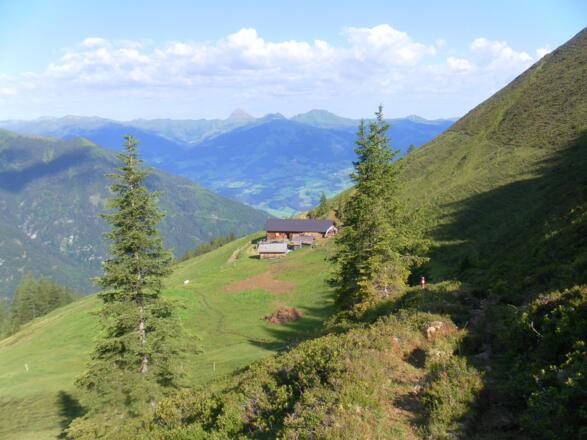 Rettenstein hinter der Bräu Hochalm