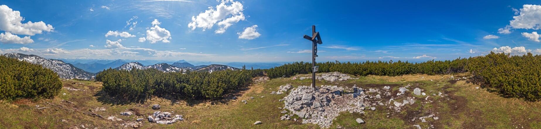 360° Panorama vom Hochleckenkogel