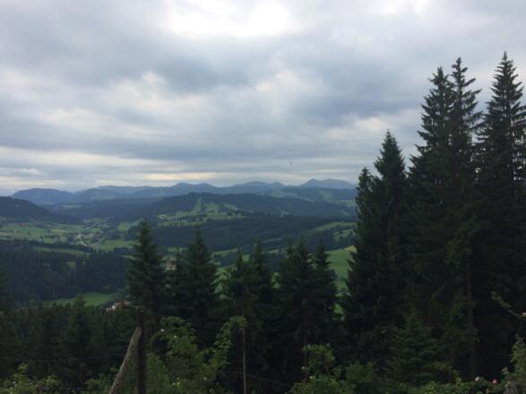 Blick vom Grat der Kugelrunde
