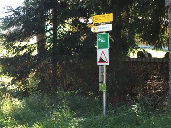 25 % Gefälle beim Römerhofweg auf Schotter