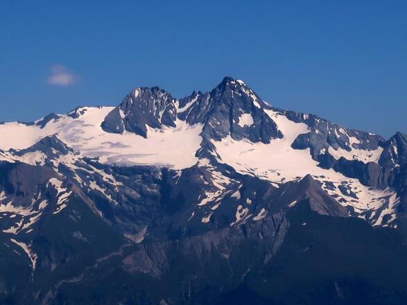 Blick auf den "Chef" - der Großglockner.