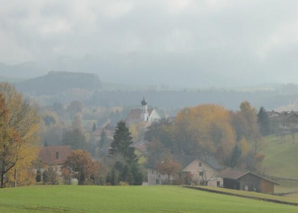 Blick zurück nach Loitzendorf