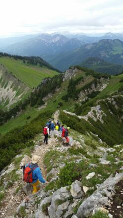 Abstieg über den Südwestgrat
