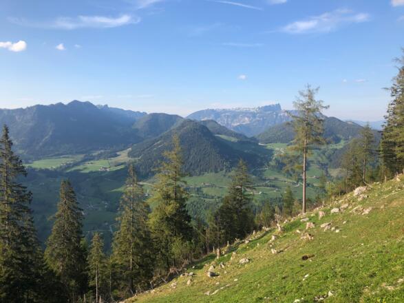 Abendstimmung auf der Schärtenalm