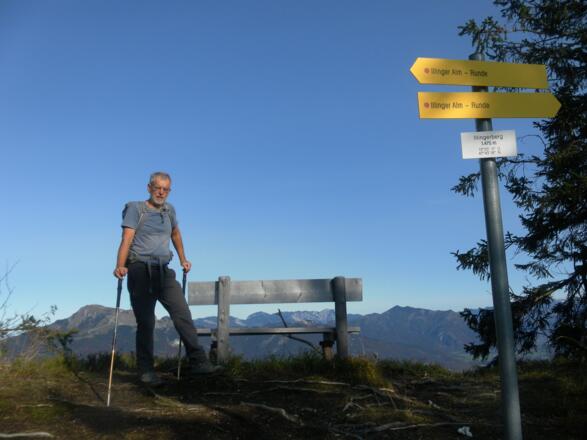 Gipfelbank am Illingerberg