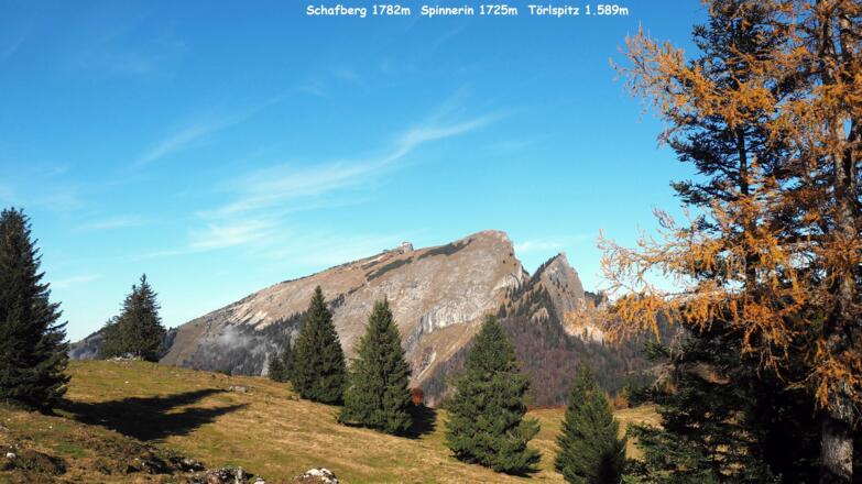 Gipfelziele von der Vormaueralm