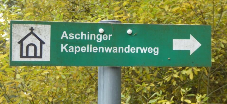 Wegmarkierung Kapellenweg