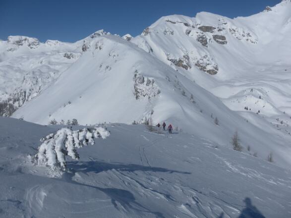 Sichelwand Wintergipfel von der Südkuppe