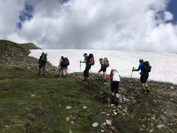auf dem Weg zum Gleirscher Rosskogel