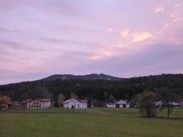 Blick zurück auf den Hohen Bogen